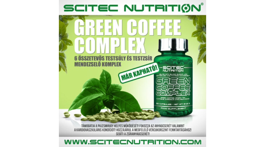 Green Coffee Complex 90 kapsz. Scitec Nutrition - TERMOGÉN ZSÍRÉGETŐ
